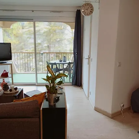 Joli Studio Avec Coin Nuit Independant, Piscine Et Parc De 8 Hectares Proche De La Plage Mandelieu